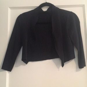 Shrunken Navy Cardigan